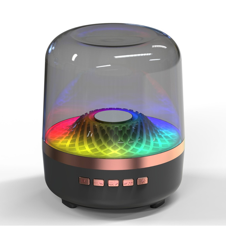 Portable Bluetooth Speaker with Lights, Night Light Wireless Magnetic 